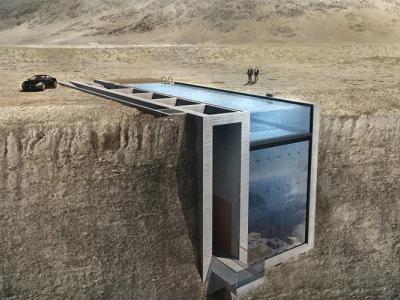 خانه‌ ای که در قلب یک صخره ساخته خواهد شد